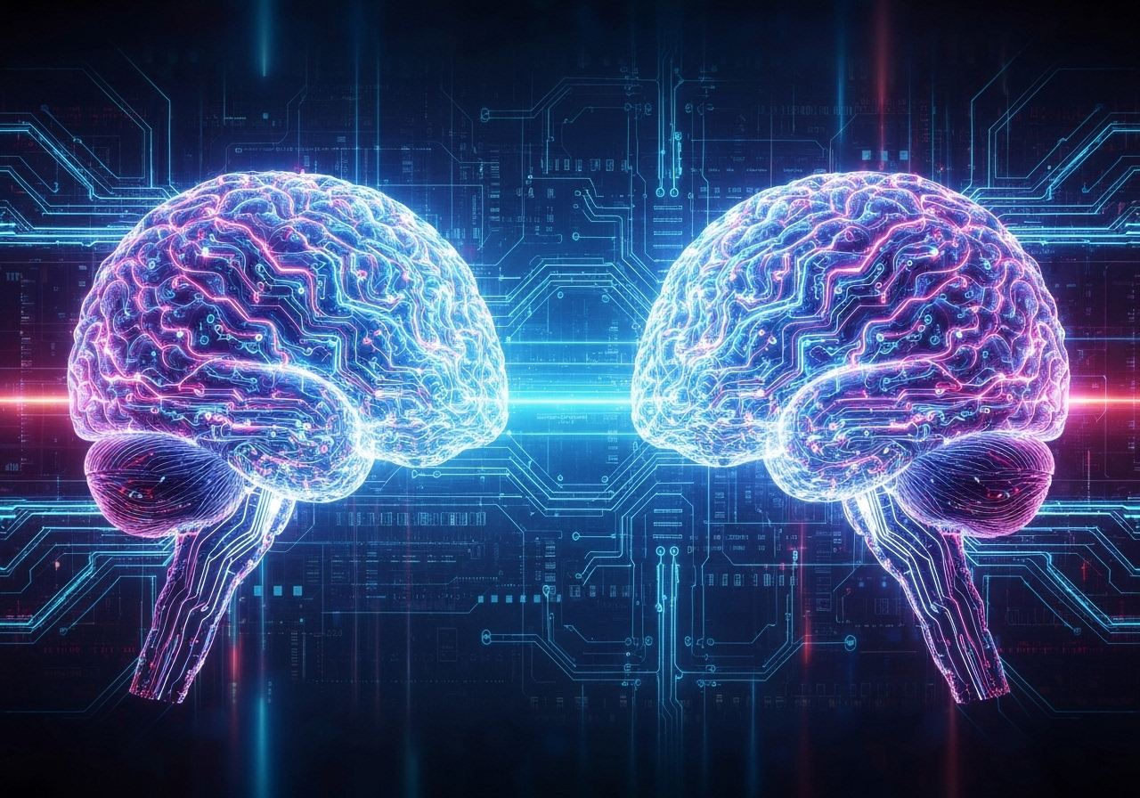 AI face-off with digital brains