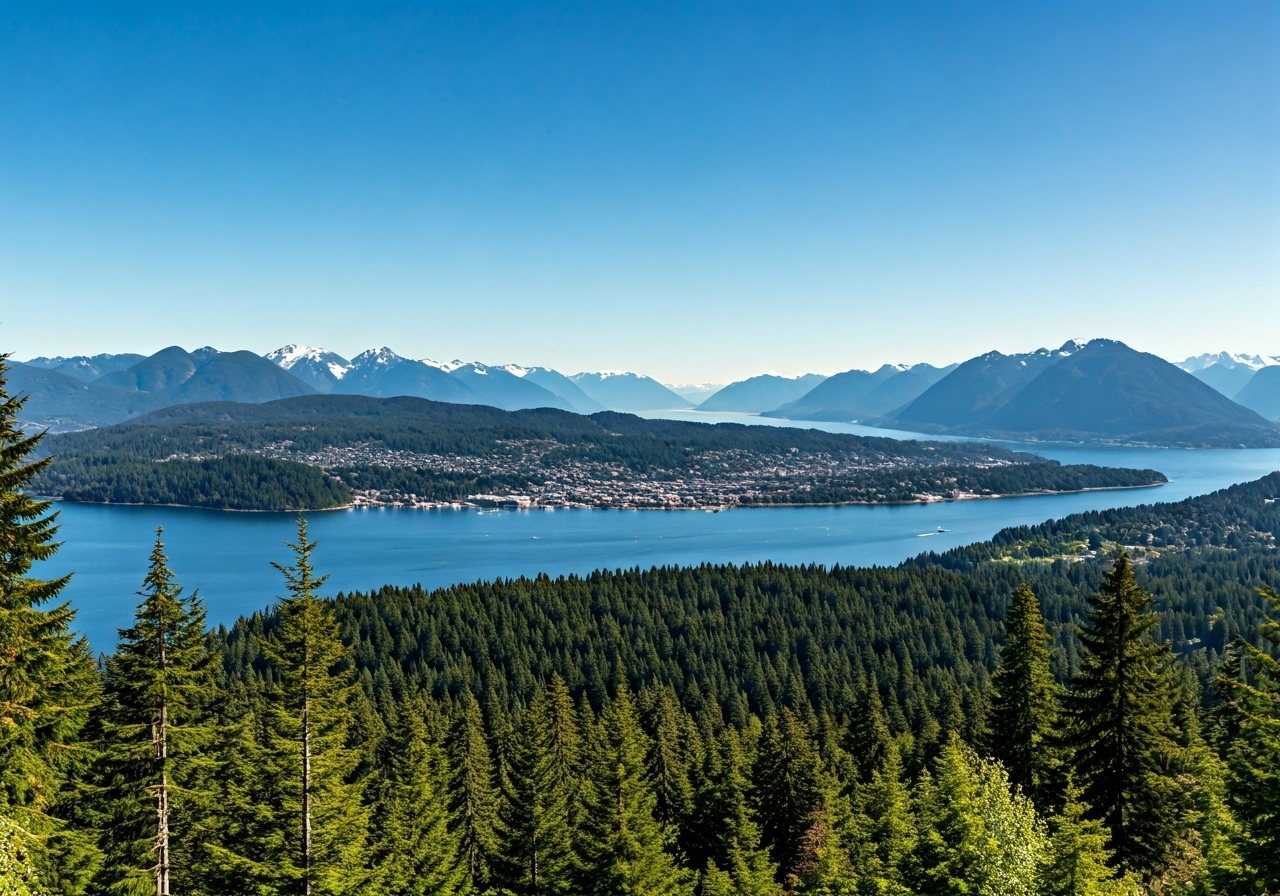 Panoramic view BC landscapes