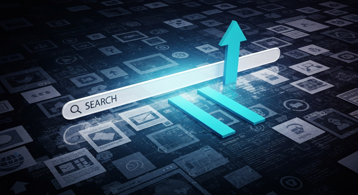 Concepto moderno SEO y barra búsqueda