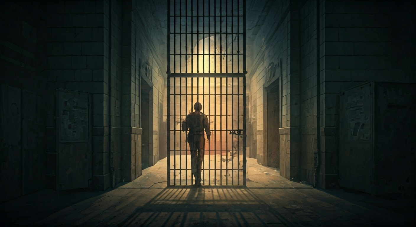 Thrilling prison escape art