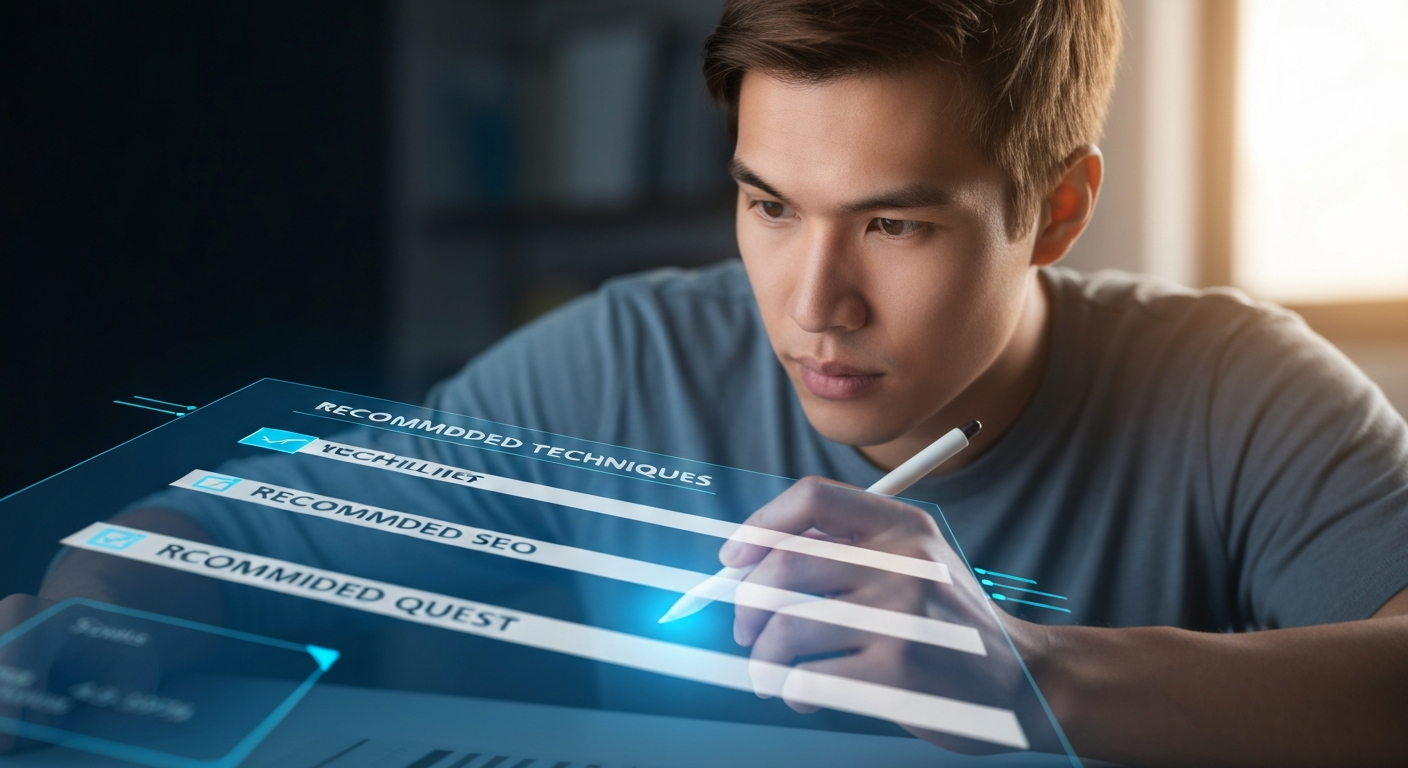 Técnicas SEO en checklist digital